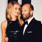 Jason Statham e la fidanzata Rosie Huntington-Whiteley affiatatissimi.