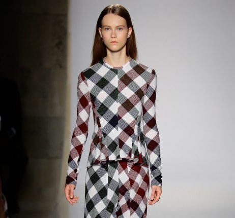 Victoria Beckham abito tartan
