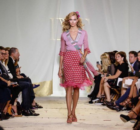 Diane Von Furstenberg gonna a fiori