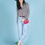 Jeans a vita alta mannish style