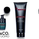 La linea uomo di NIYO&CO. presenta, oltre ai profumi e ai bagnodoccia, il contorno occhi Revitage Homme e la schiuma da barba in diverse profumazioni.