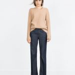 Zara jeans a vita alta gamba larga