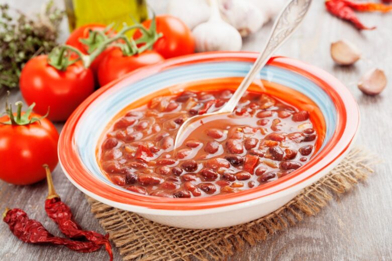 Zuppa di fagioli rossi