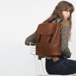 Zara, zaino marrone.
