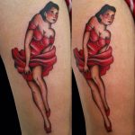 Pin up tattoo by Alessandro Bassetti