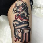 Pin up tattoo by Scipione Emiliano