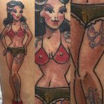 Pin up tattoo Rogerio Rodrigues