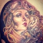 Pin up tattoo by Micah McTattoo