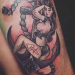 Pin up tattoo by Black Tattoo