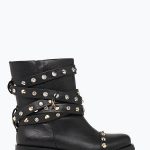 Patrizia Pepe biker boots stud