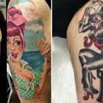 Pin up tattoo