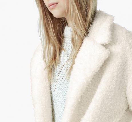 Mango cappotto bianco