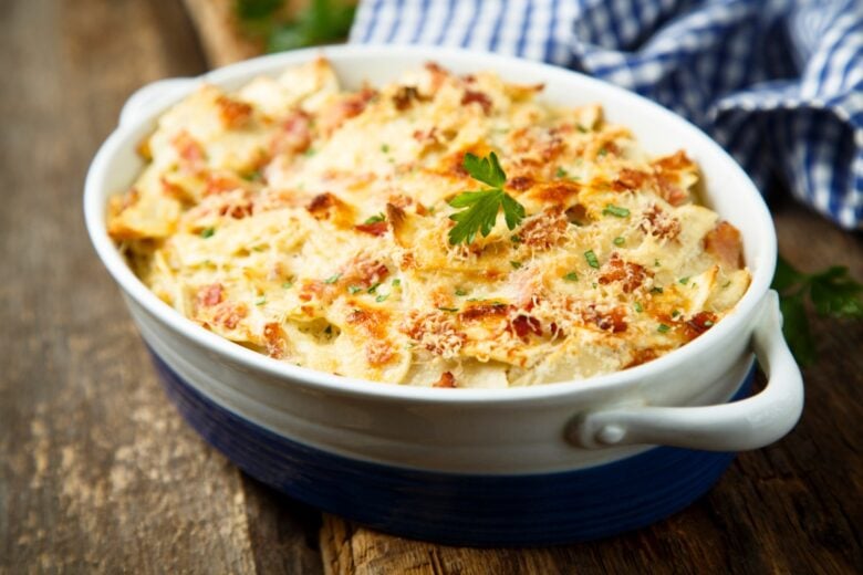 Pasta al forno bianca