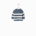 Pullover in maglia a righe Zara