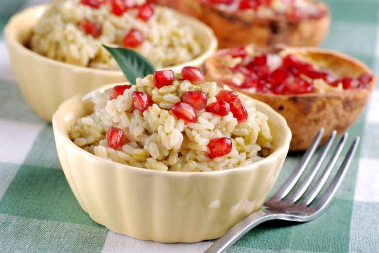 Risotto al melograno