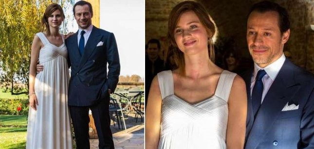 Foto Stefano Accorsi e Bianca Vitali sposi