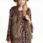 Gilet ecopelliccia H&M simil struzzo