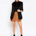 Gilet ecopelliccia New Look Petite nero