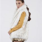 Gilet ecopelliccia Silvian Heach bianco