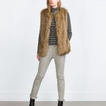 Gilet ecopelliccia Zara miele