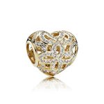 Pandora charm openwork Amore e gratitudine