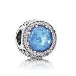 Pandora charm openwork azzurro glaciale