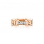 Tiffany Atlas Anello oro rosa diamanti