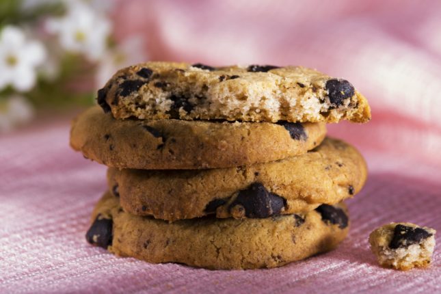 Biscotti senza glutine con pepite di cioccolato