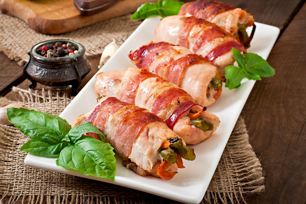 Involtini di pollo in camicia