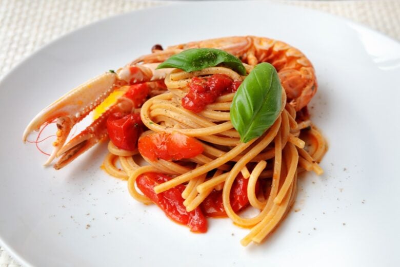 Spaghetti agli scampi