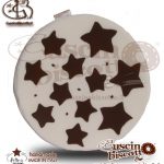 CuscinoBiscotto- Cielo di Zucchero- Elegance (bianco)- (fatto a mano in Italia)