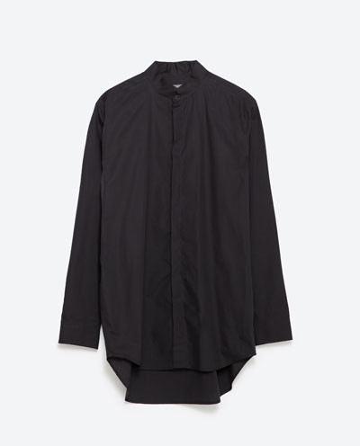 Zara camicia nera Clearance