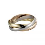 tre colori dell'oro per la fede nuziale cartier