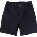 Bermuda all'inglese in gabardina di lana blu - Aletta