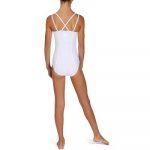 Body danza classica bambina Sylvia bianco - Domyos