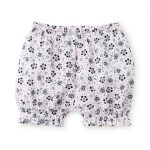 Culotte bloomer bebè bambina con stampa a fiori bianco - Petit Bateau