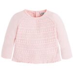 Maglietta maniche lunghe in tulle - Mayoral
