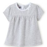 T-shirt bebè bambina tinta unita - Petit Bateau