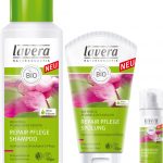 Lavera - Fluido Riparativo Capelli Rosa & Cheratina Vegetale, Shampoo e Balsamo