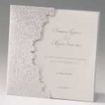 partecipazione matrimonio bianco