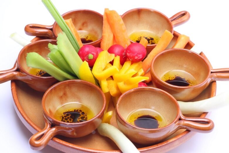 Pinzimonio aromatico in salsa di noci con il Bimby