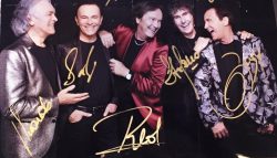 I Pooh al completo festeggiano i 50 anni di carriera