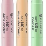 Essence Correttori 2016: Say No to Dark Circles, Say No to Redness e Say No to Imperfections