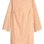 H&M abito pizzo rosa