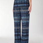 Marina Rinaldi pantalone ampio in viscosa stampata