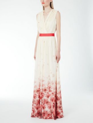 abito lungo seta cerimonia