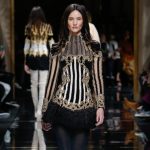 Balmain mini dress nero