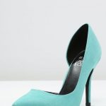 Decolleté color verde aqua scamosciate di Even&Odd