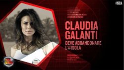 È Claudia Galanti l'eliminata della secondo puntata dell'Isola dei Famosi.