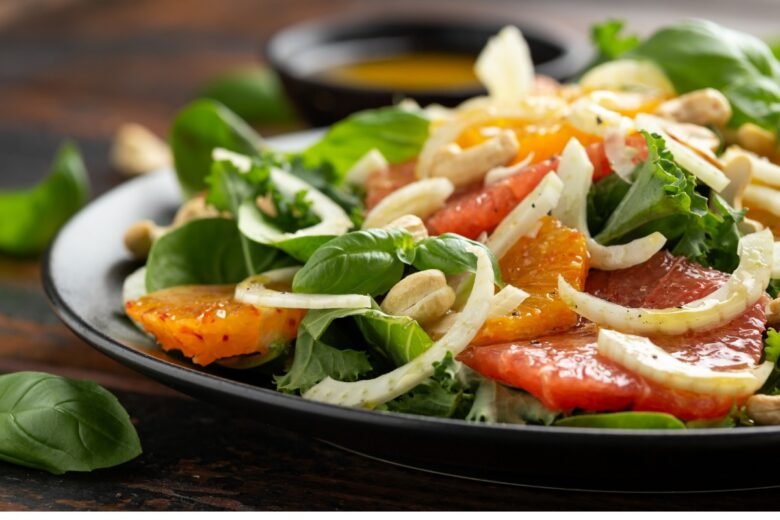Insalata di verdure e agrumi con il Bimby
